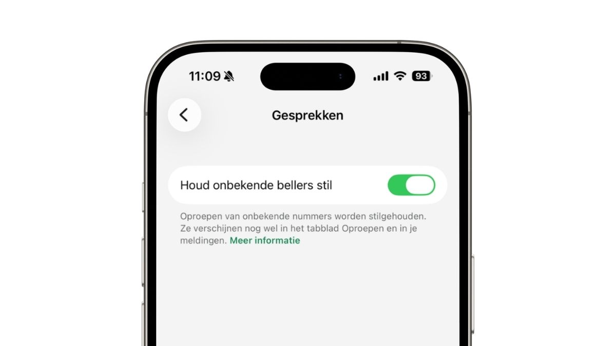 Houd onbekende bellers stil in WhatsApp