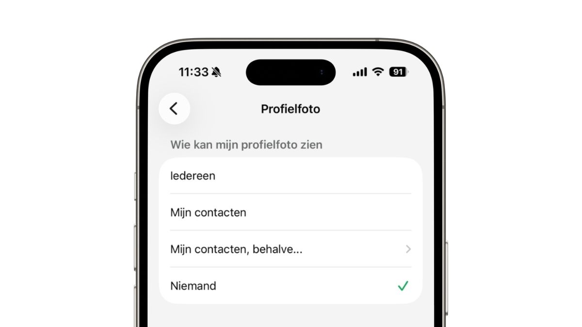 Verberg je profielfoto in WhatsApp
