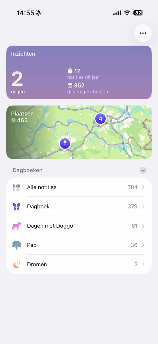 Instructiefoto: Extra dagboek