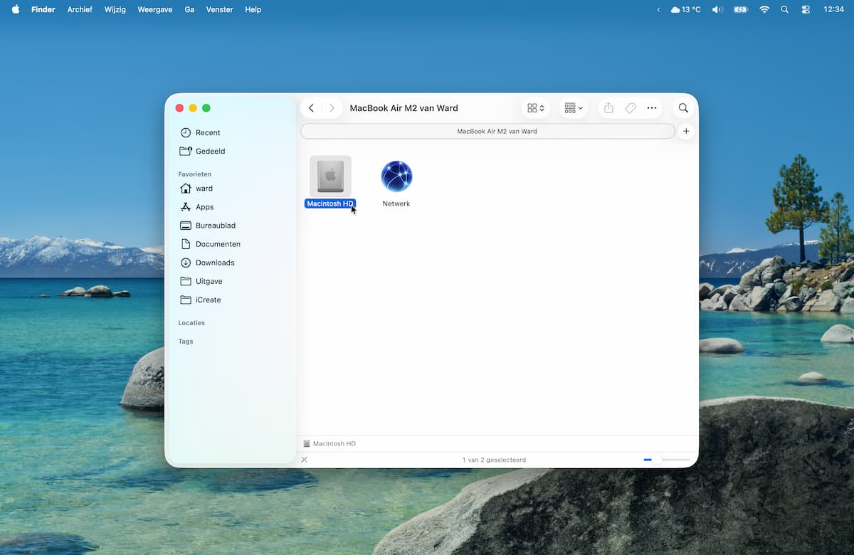 Instructiefoto: Dock