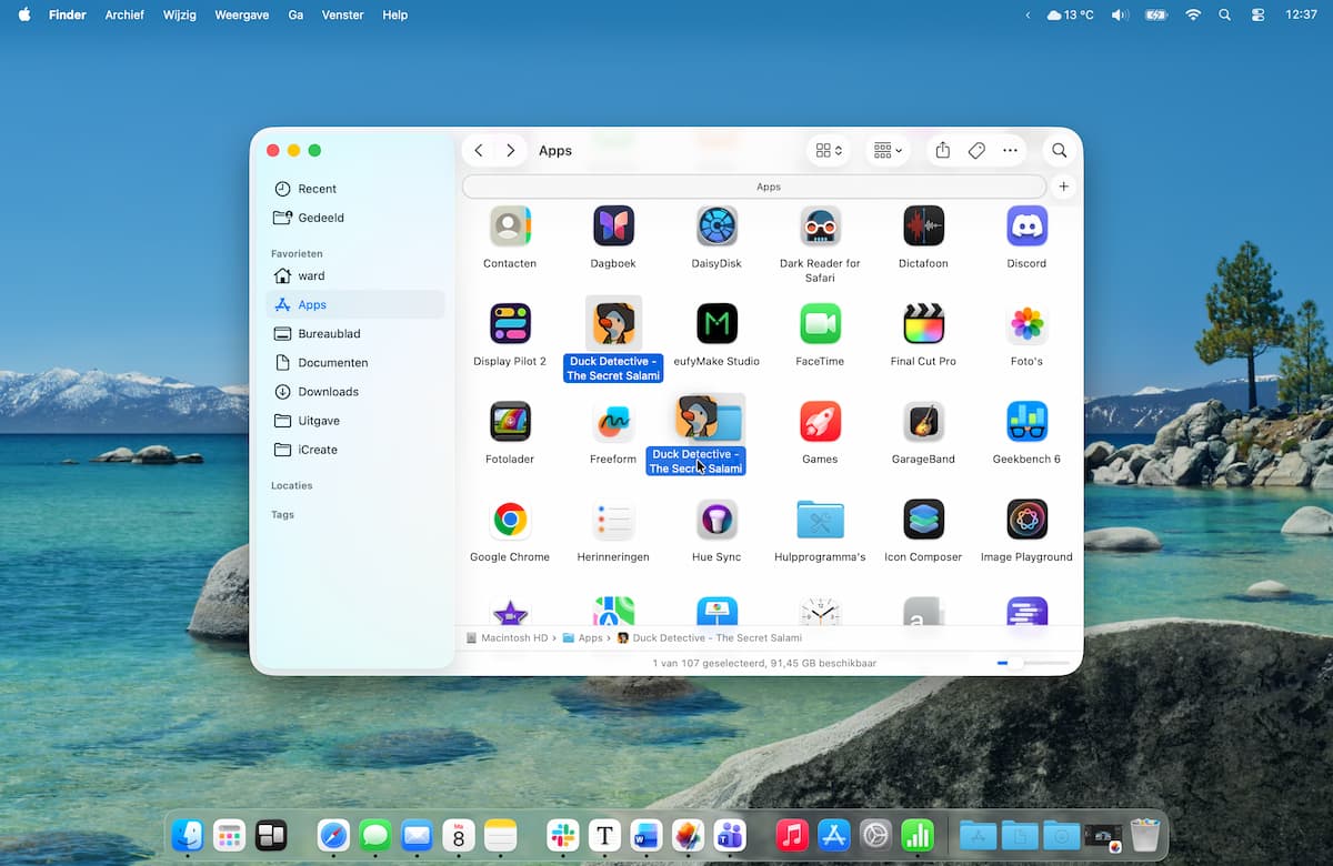 Instructiefoto: Nieuwe map