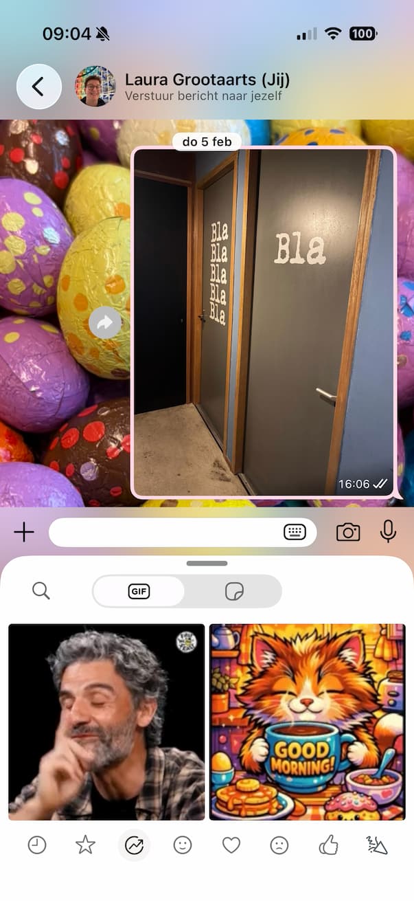 Fijne Pasen sturen in Whatsapp