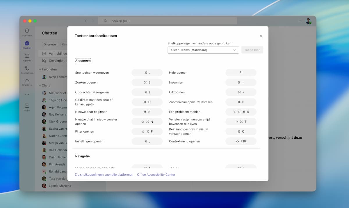 Instructiefoto: Werk sneller met sneltoetsen