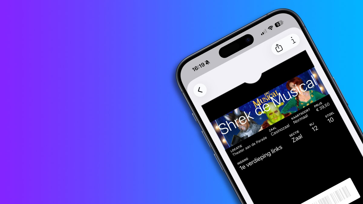apple wallet ticket
