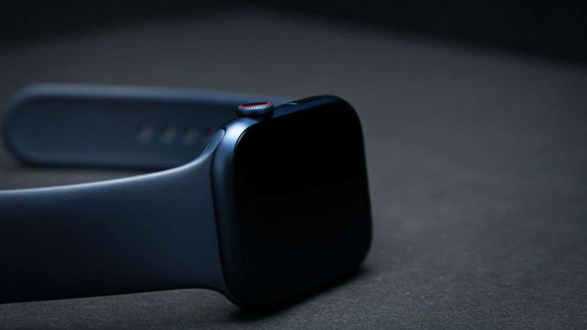 Apple Watch op zijn kant