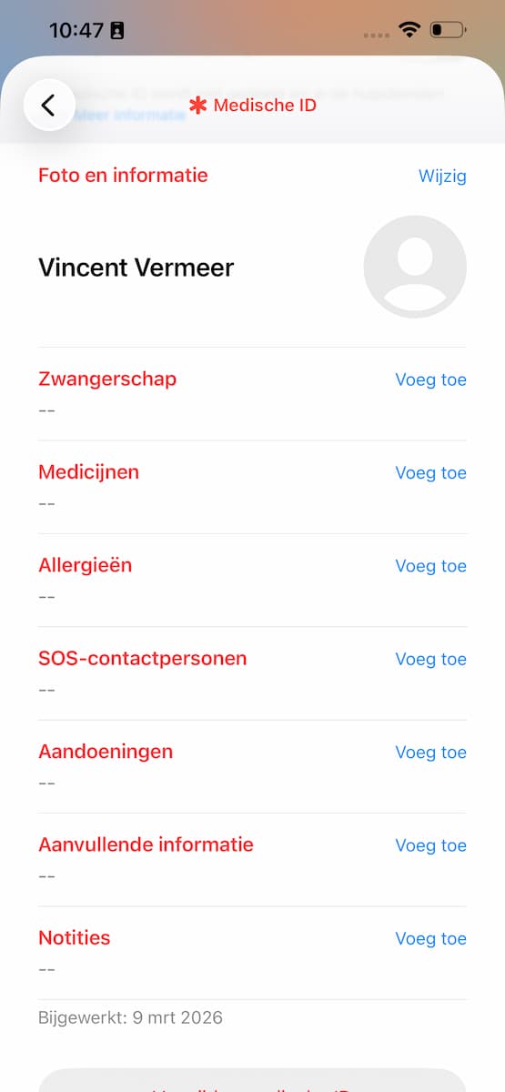 Instructiefoto: Gegevens