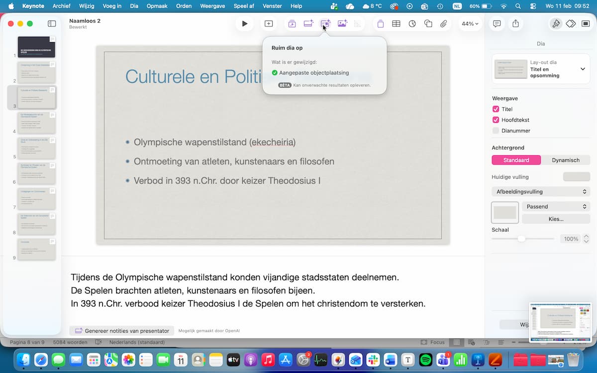 Instructiefoto: Opruimen