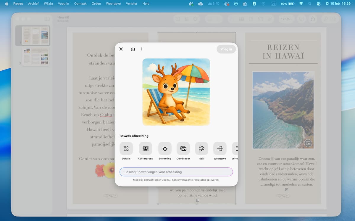 Instructiefoto: Bewerken