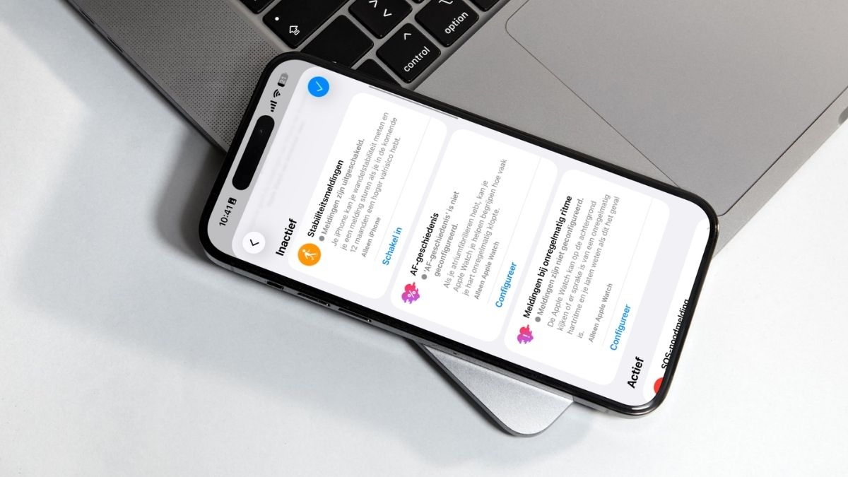gezondheidschecklist iPhone
