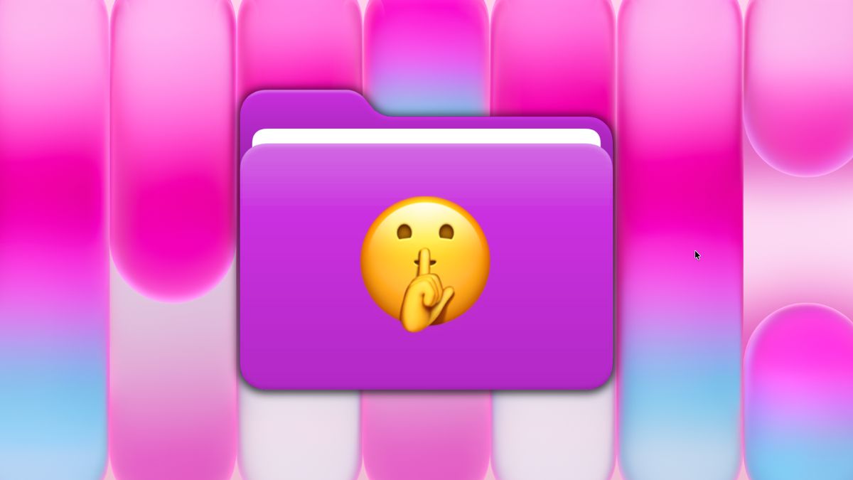 Map met emoji in Finder