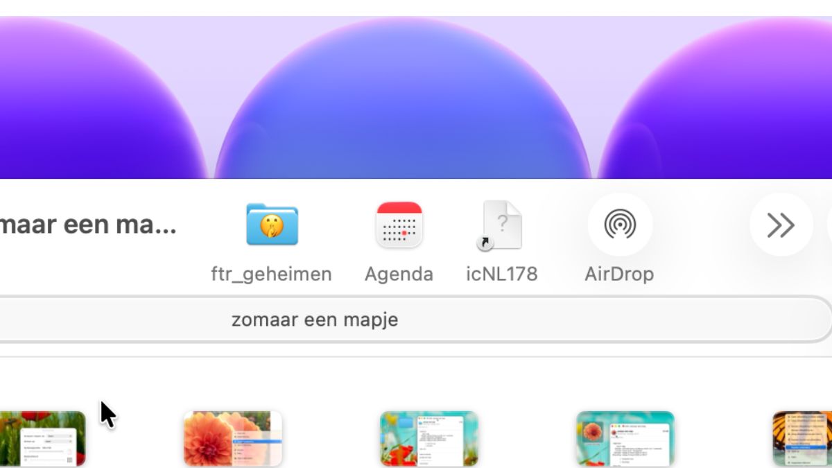 Map altijd in beeld in Finder