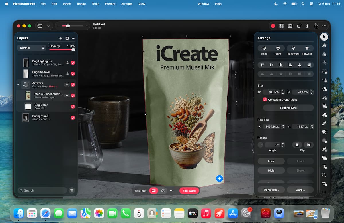 Instructiefoto: Mockups: van ontwerp naar presentatie