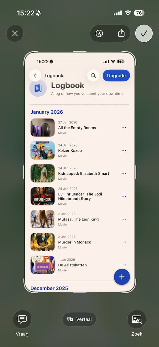 Instructiefoto: Voorvertoning