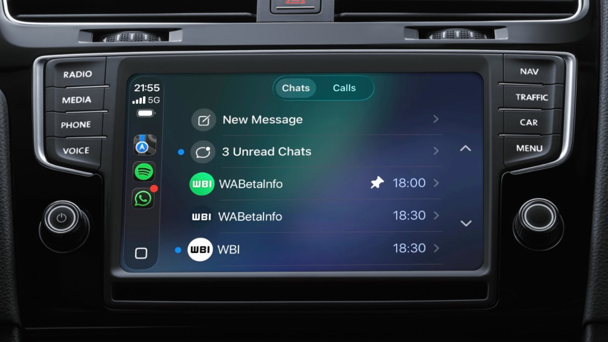 WhatsApp CarPlay
