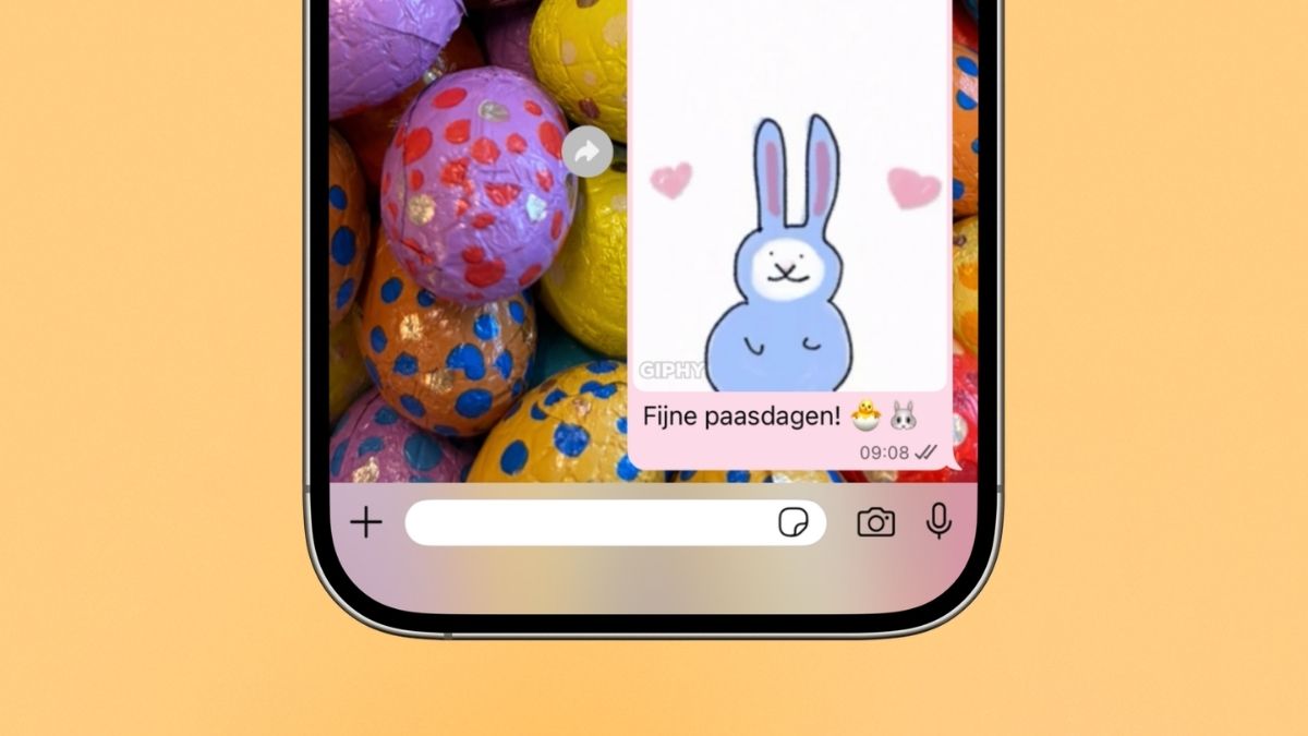 WhatsApp vrolijk pasen