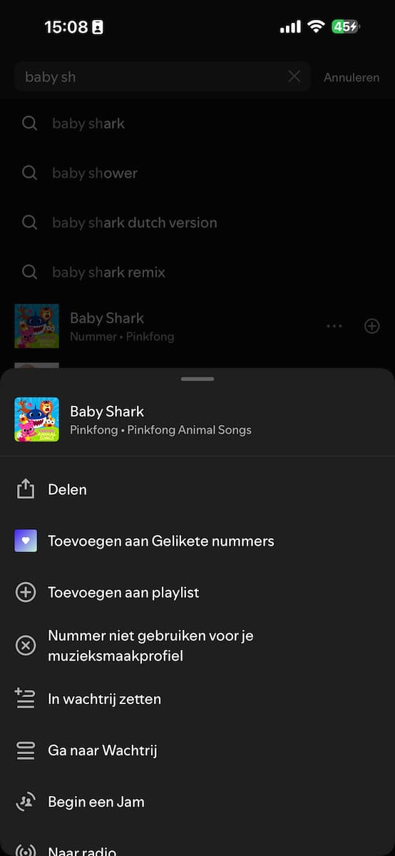 Instructiefoto: Muzieksmaak