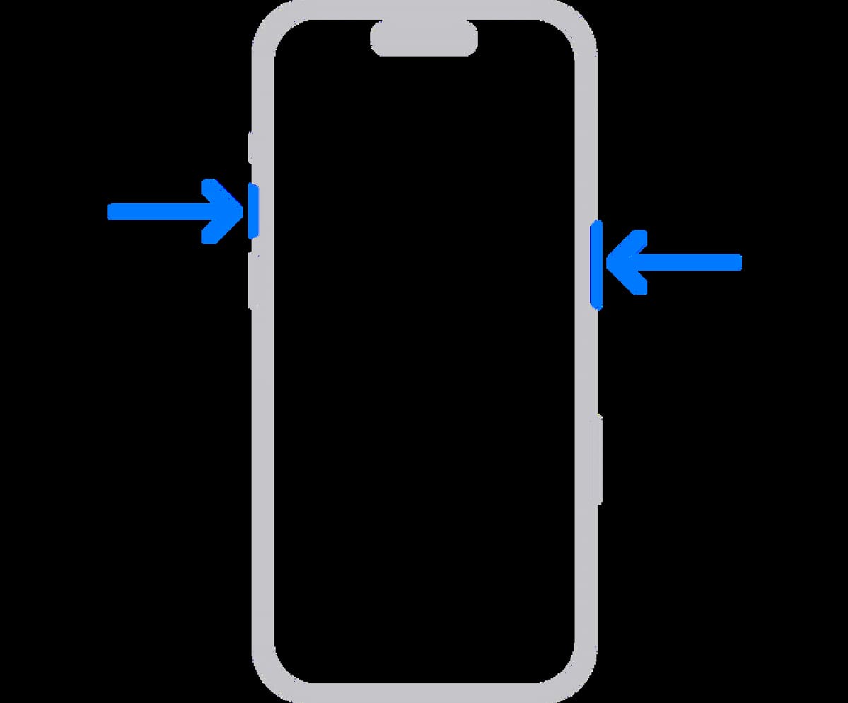 Instructiefoto: iPhone zonder thuisknop