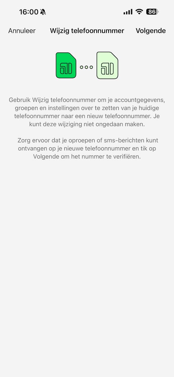 Instructiefoto: Telefoonnummer