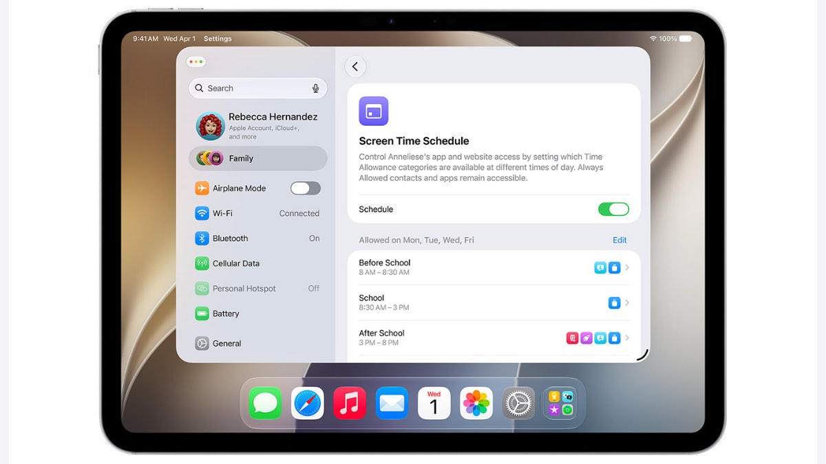 iPadOS 27 schermtijd