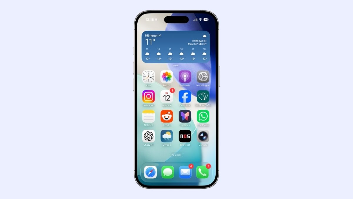 Perfecte plek voor widgets