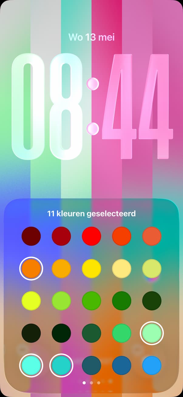 Eigen kleurenschema