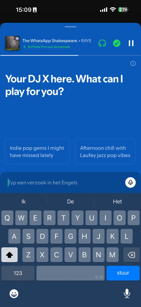 Suggesties voor dj Spotify