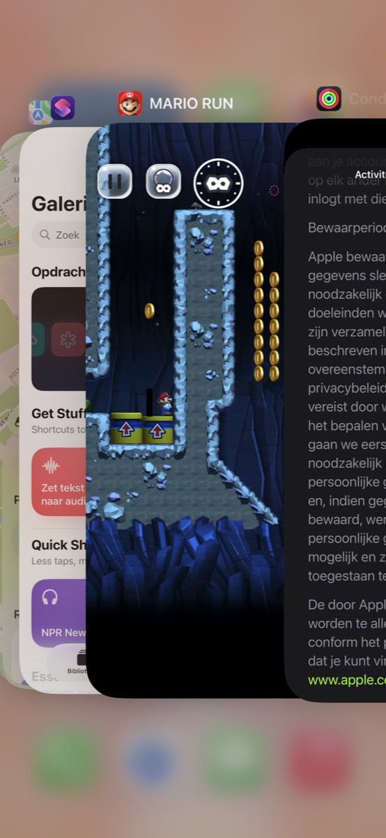 Vensters in appkiezer