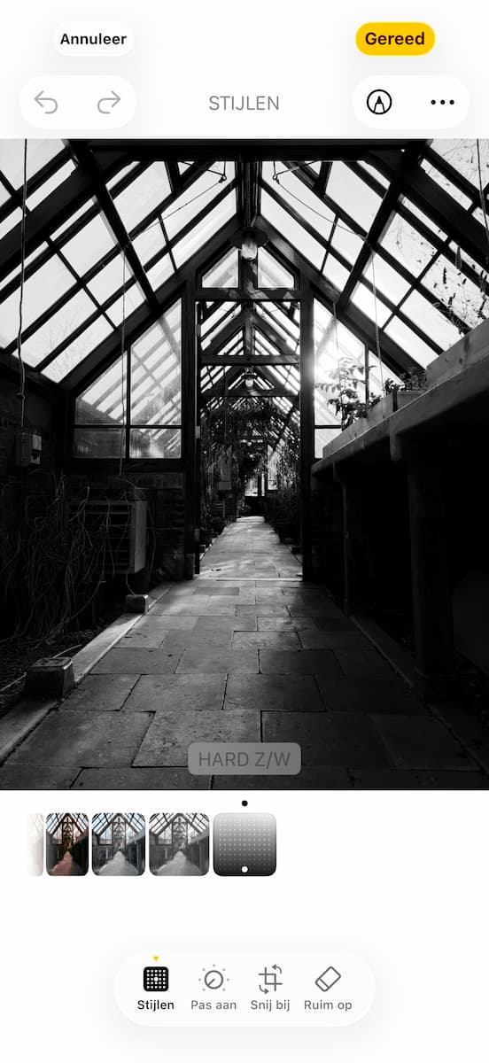 Instructiefoto: Tint of stemming