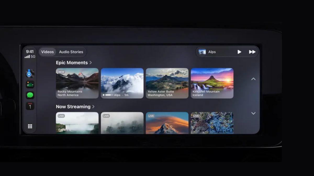 Video's kijken via carplay