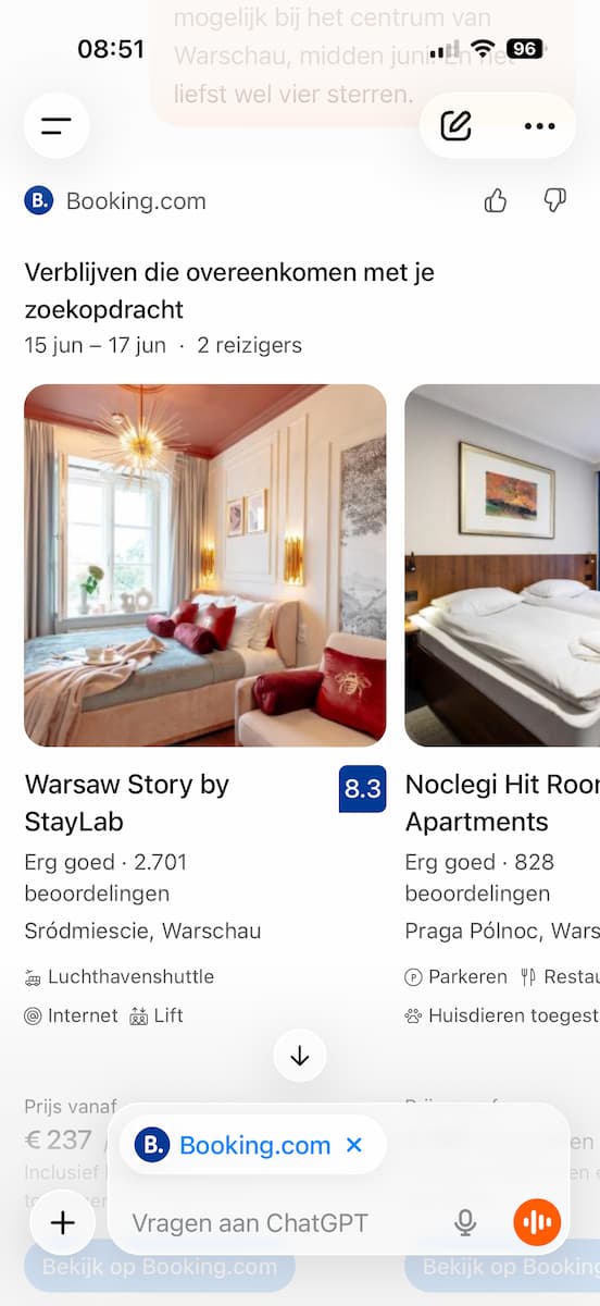 Instructiefoto: … en antwoord