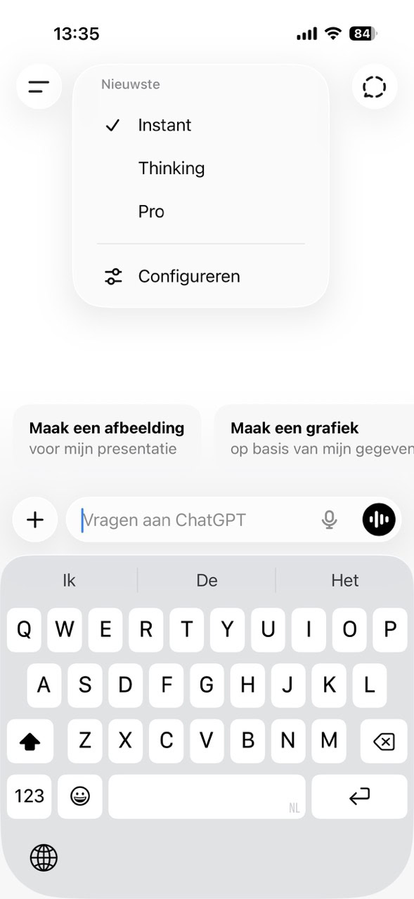 ChatGPT modus betaald