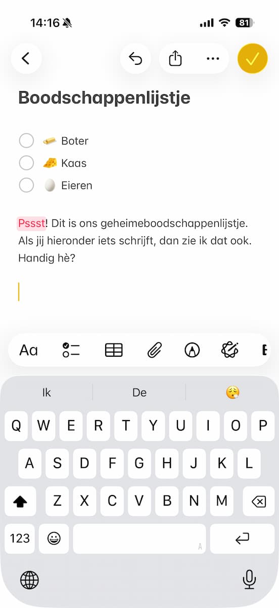 Instructiefoto: Maak je boodschappenlĳst