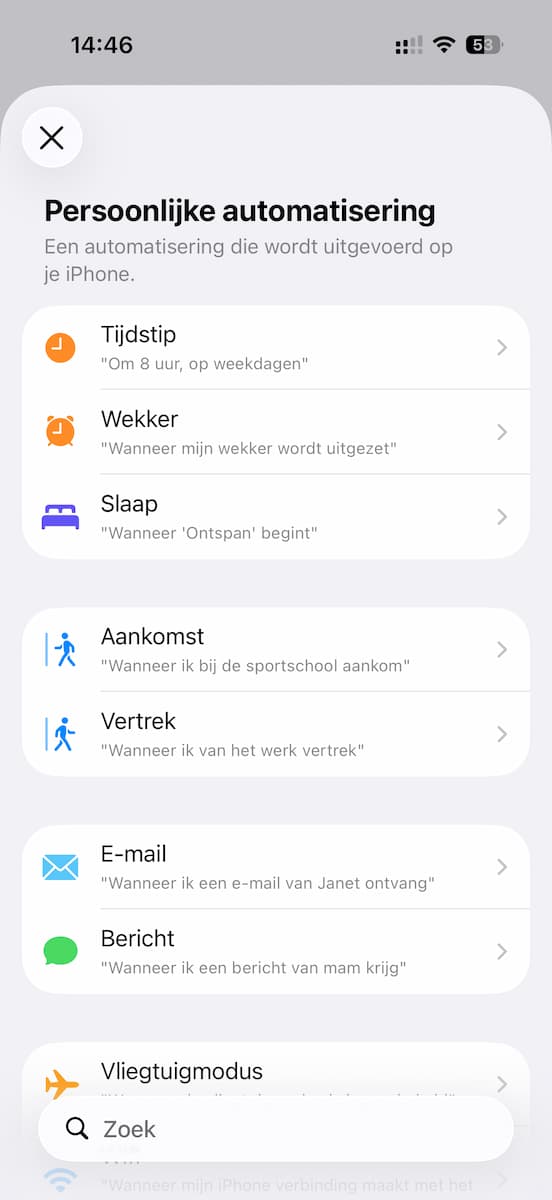 Instructiefoto: Nieuwe automatisering