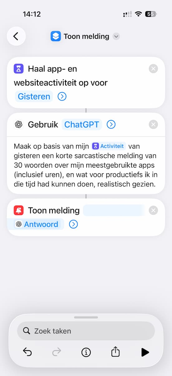 Instructiefoto: Melding