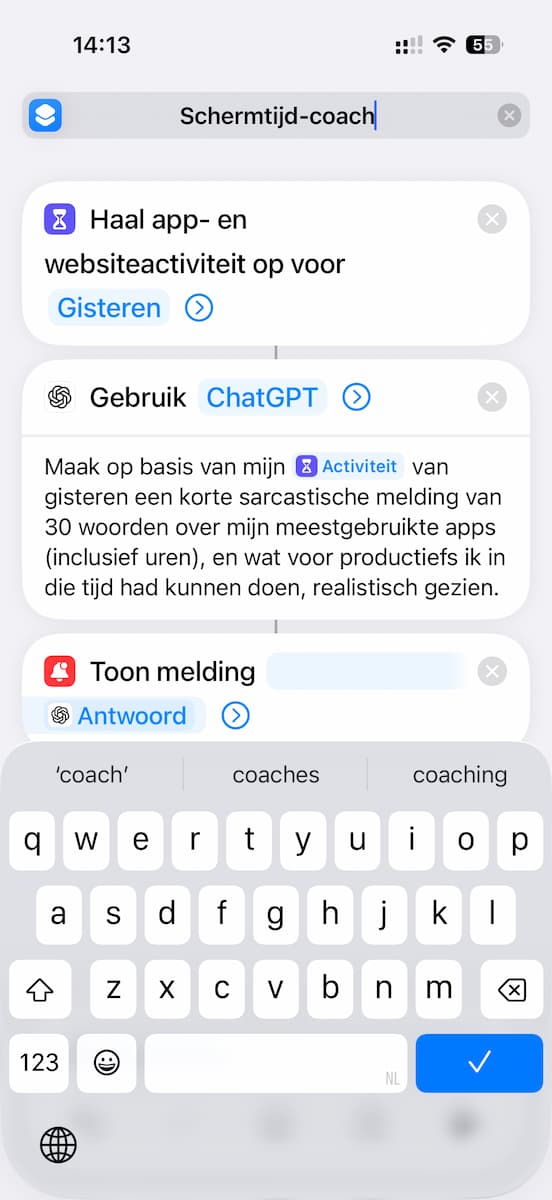 Instructiefoto: Naam