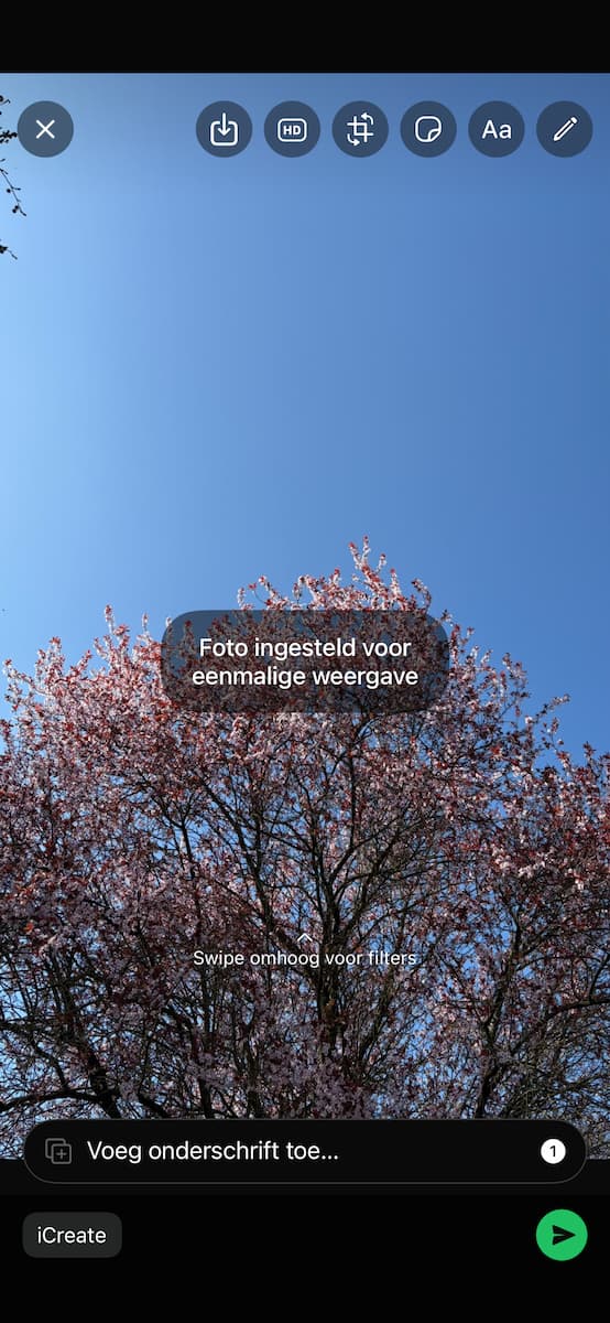 Instructiefoto: Tijdslimiet