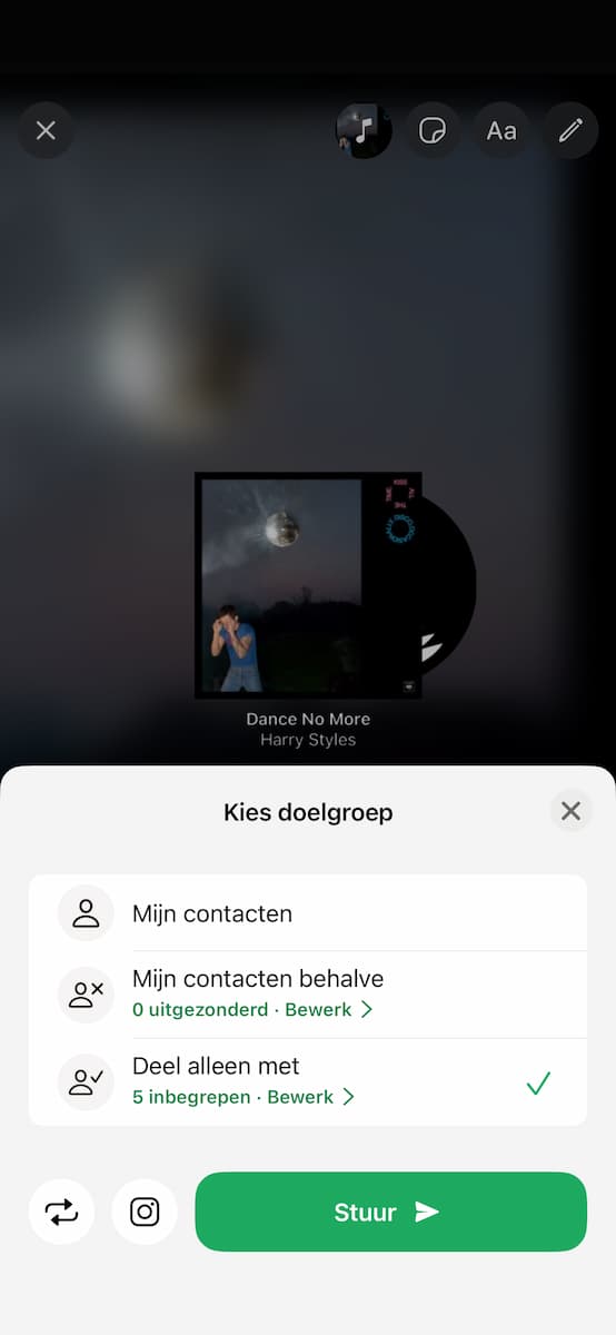 Instructiefoto: Plaatsen