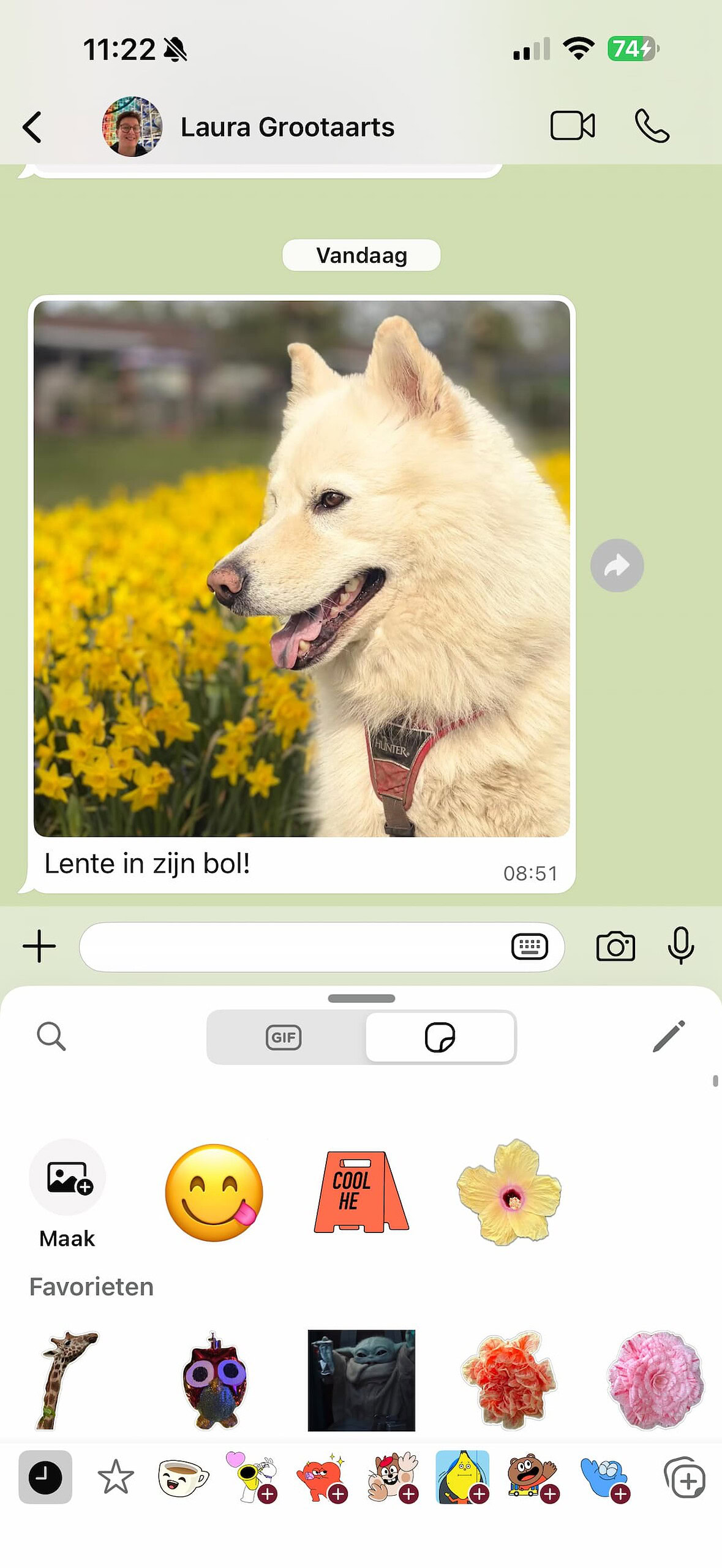 Instructiefoto: Stickers