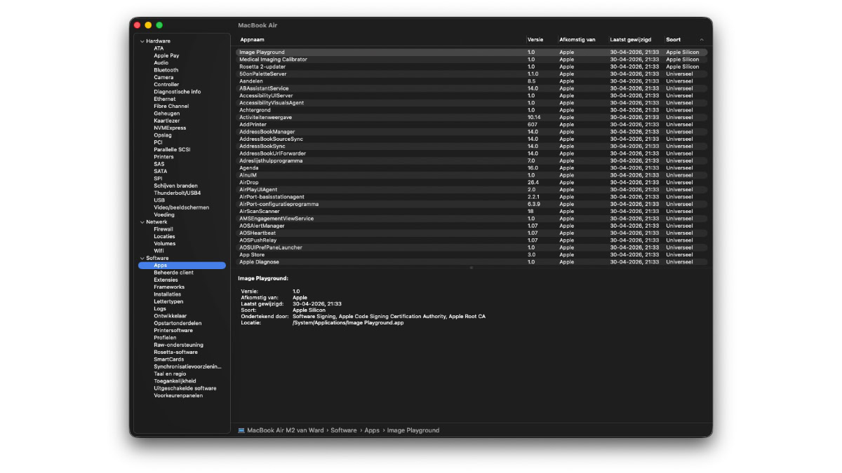 Intel-apps Mac