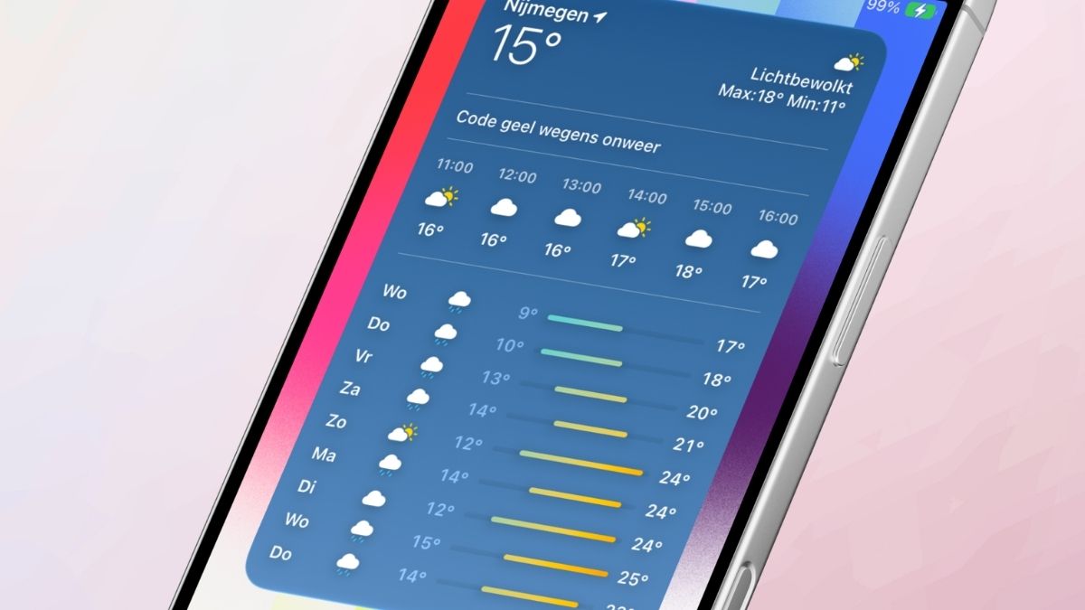 Grote widget in iOS 27