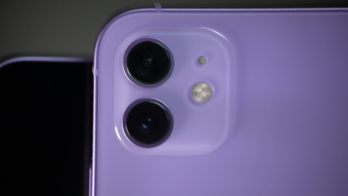 Camera paarse iPhone 12