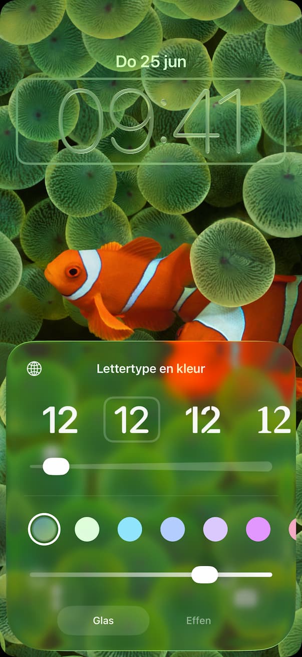Klassieke klok iPhone