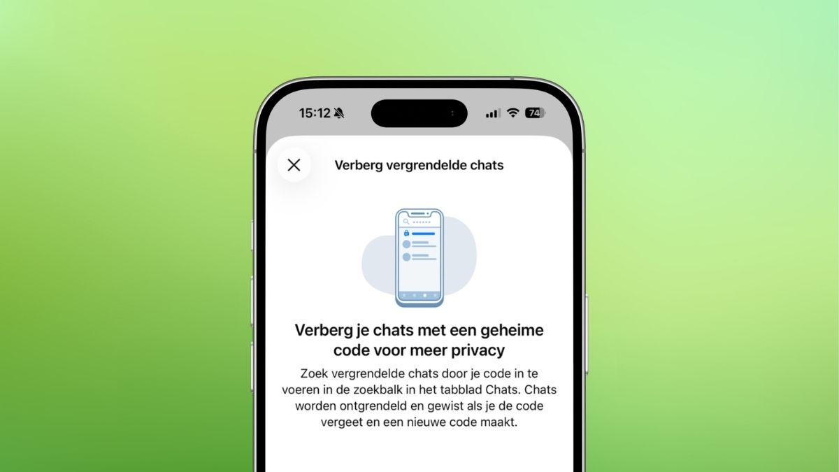 Verberg vergrendelde chats in WhatsApp