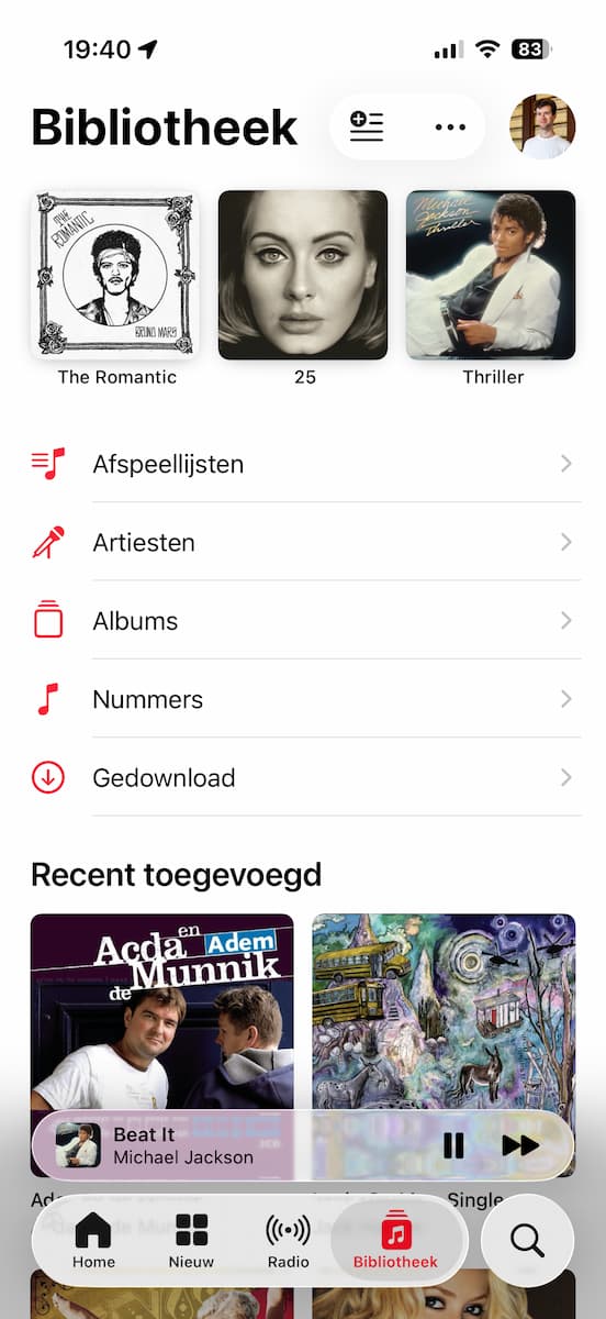 Instructiefoto: Albums vastpinnen