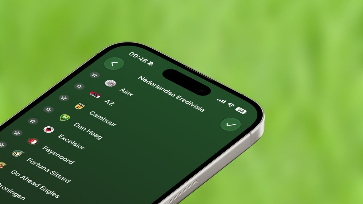 Apple Sports Nederlandse eredivisie
