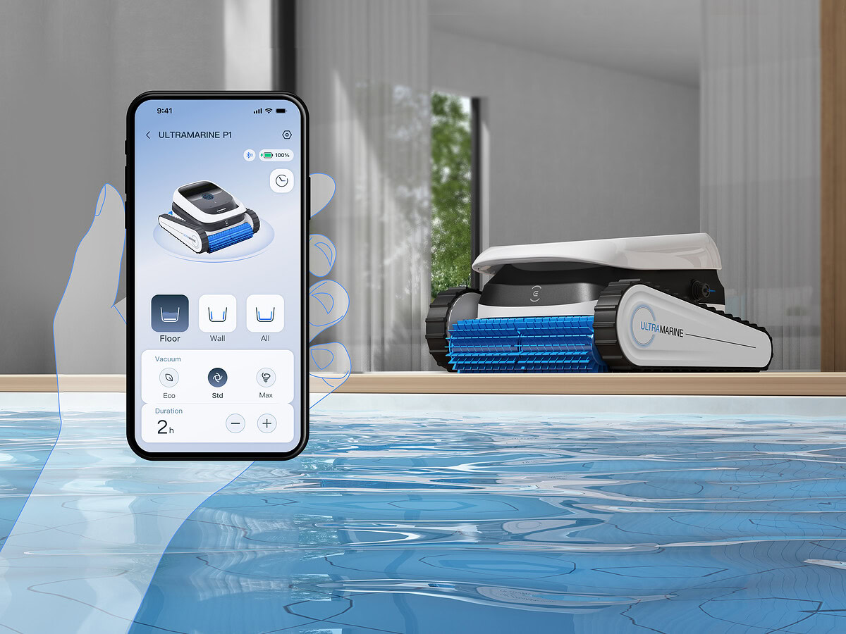 ECOVACS ULTRAMARINE P1 met app screenshot