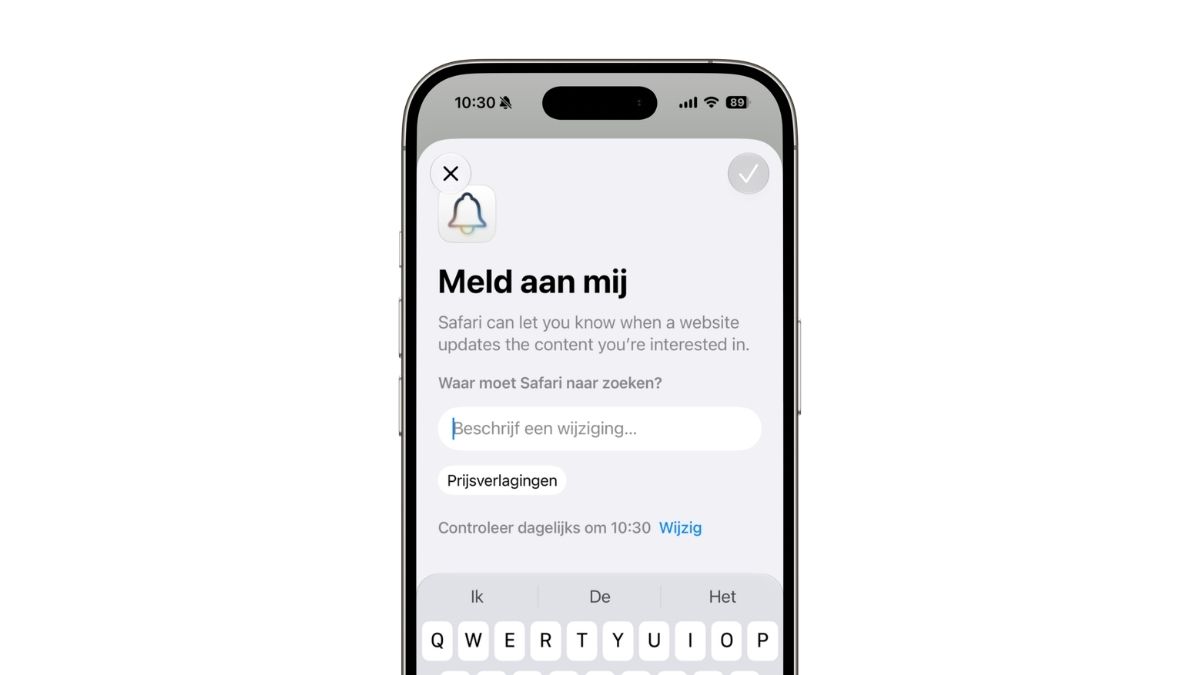 Meld aan mij