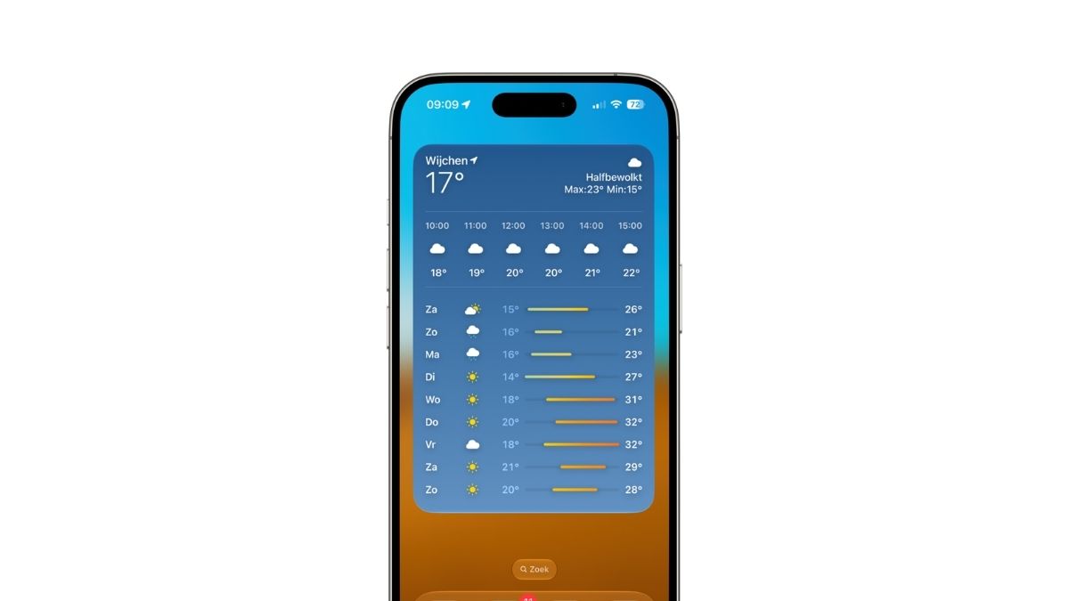 XL weerwidget