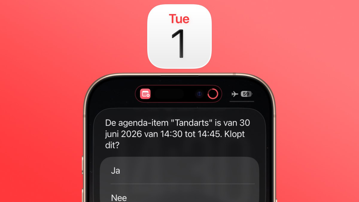 Agenda vergrendelscherm