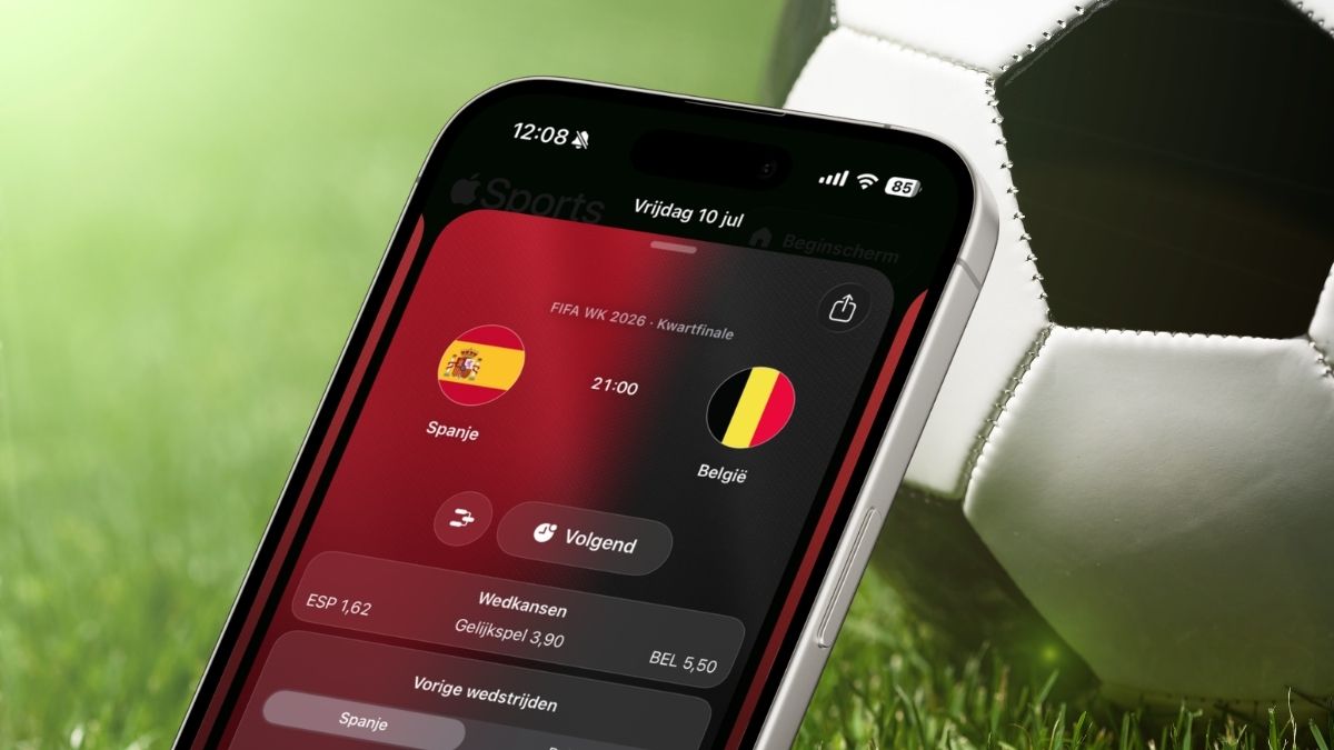 Fifa WK in Apple sports